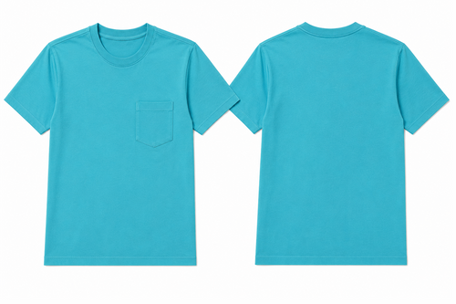 Classic capri plain t-shirt back view