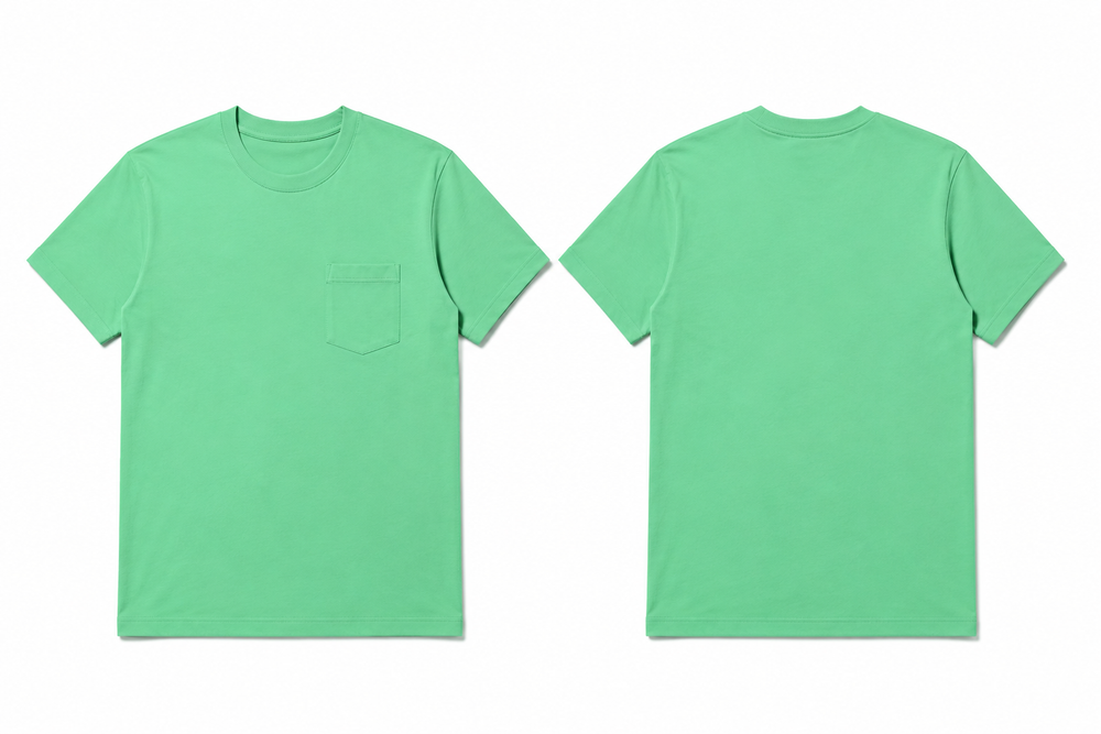 Classic clover plain t-shirt back view