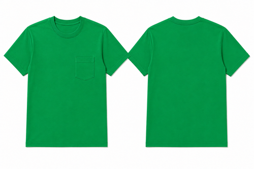 Classic kelly plain t-shirt back view
