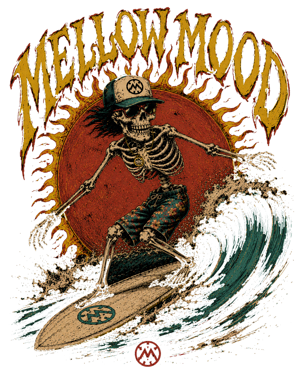 Skelton Surfer Youth Tee