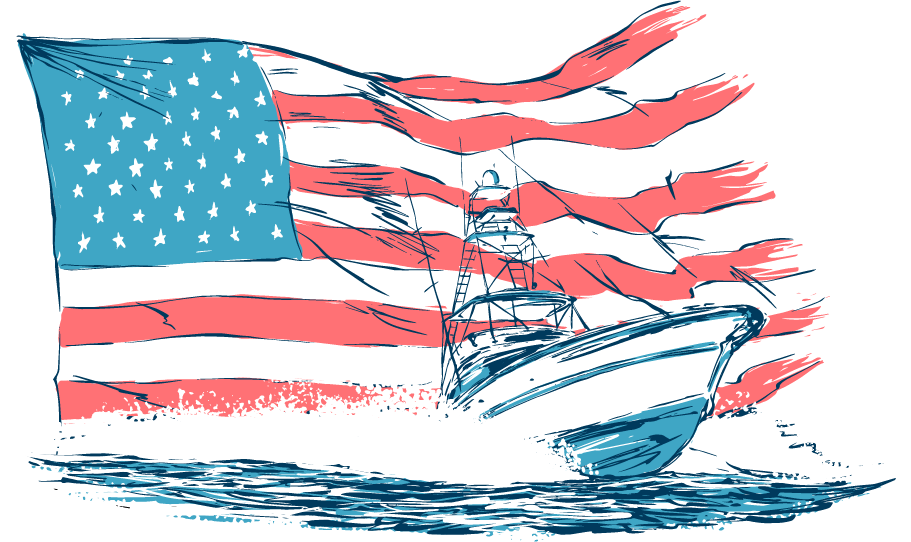 American Offshore Youth Tee